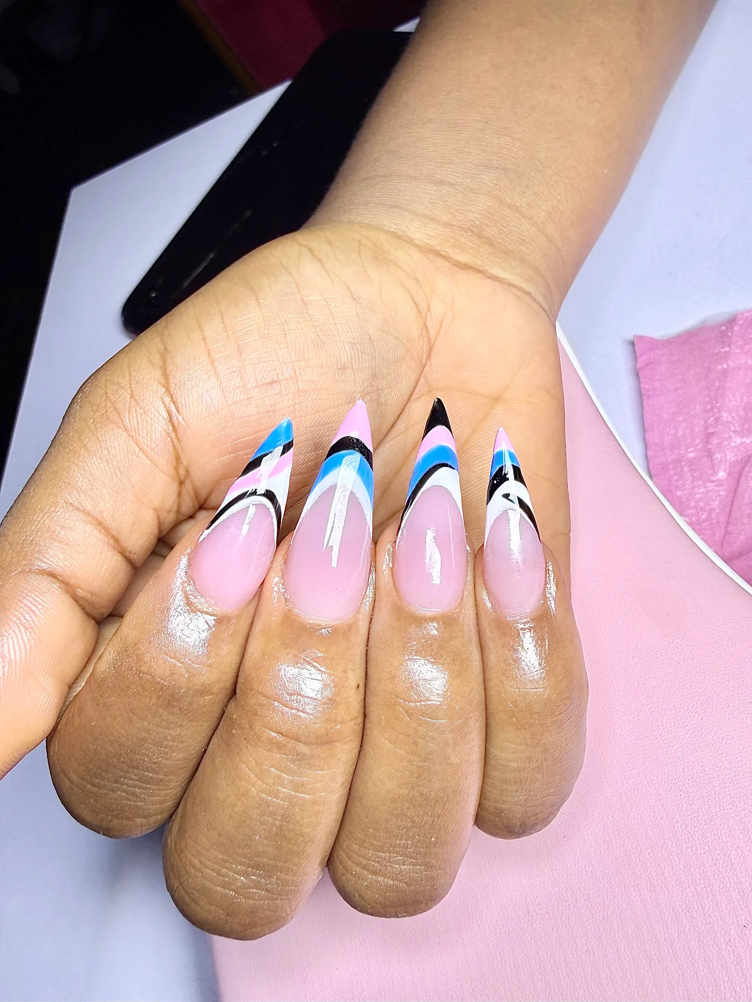 Acrylic set - Long sample